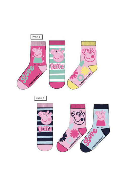 Set 3 calcetines PEPPA