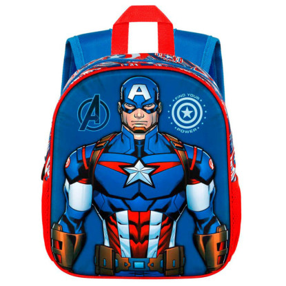Mochila 3D CAPITAN AMERICA