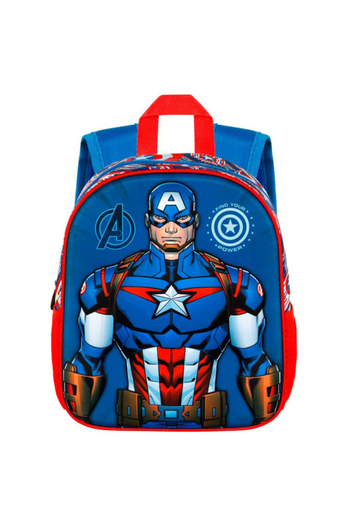 Mochila 3D CAPITAN AMERICA
