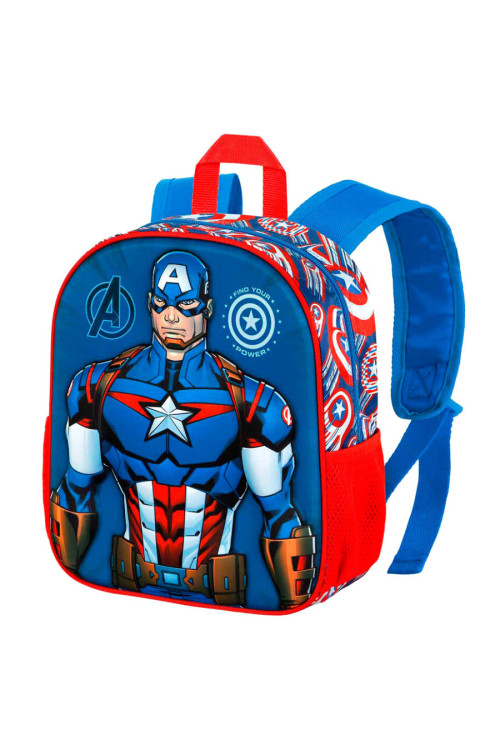 Mochila 3D CAPITAN AMERICA