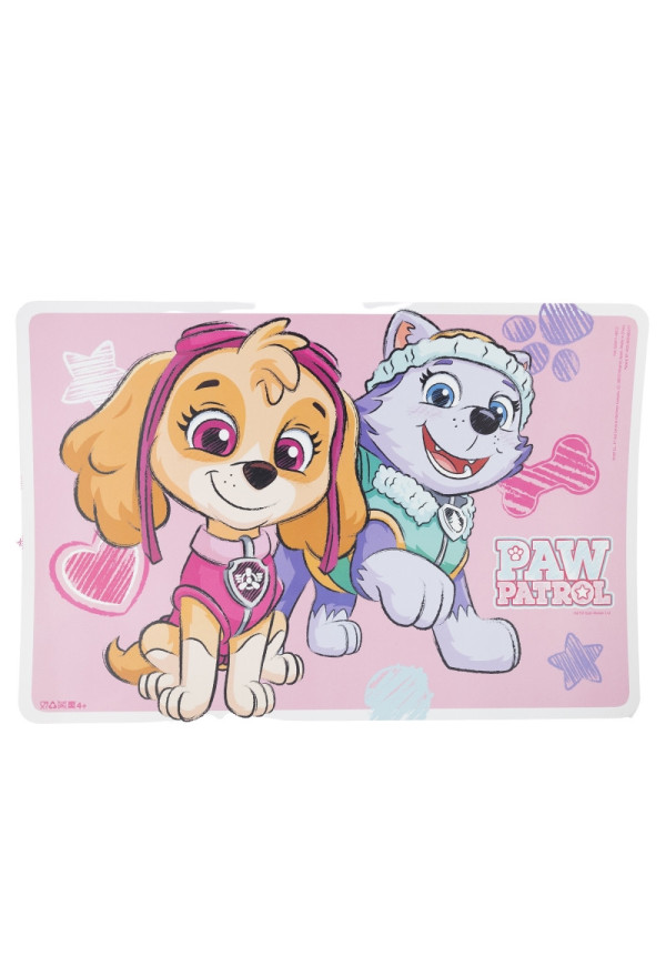 Mantel individual PAW girl sketch