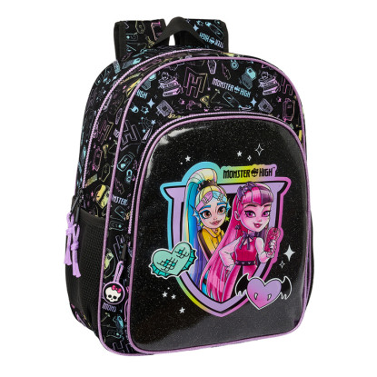 Mochila 42cm MONSTER HIGH black light