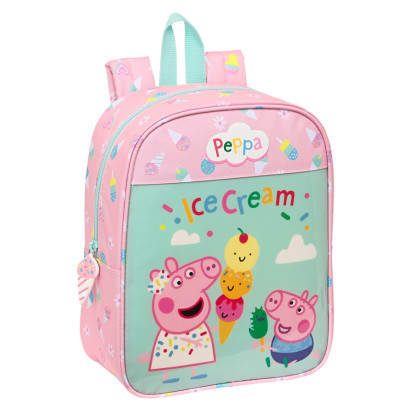Mochila 27cm PEPPA icecream