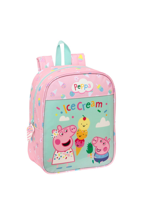 Mochila 27cm PEPPA icecream