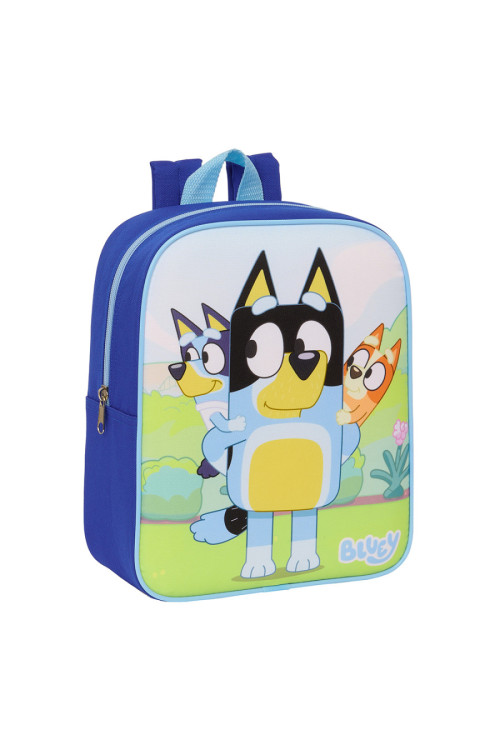 Mochila 27cm BLUEY happy