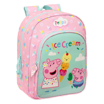 Mochila 34cm PEPPA icecream