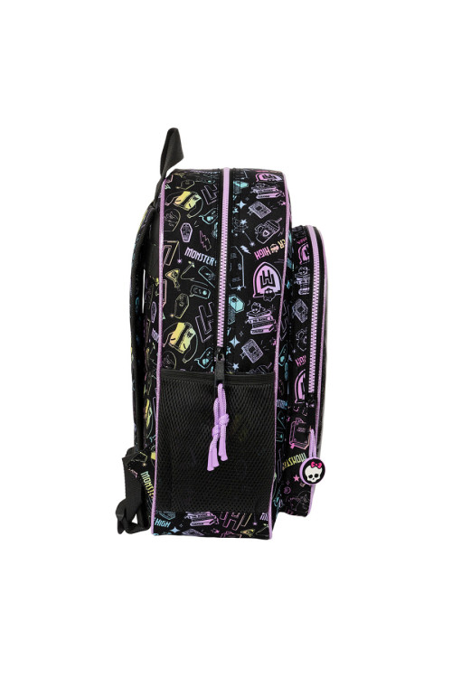 Mochila 38cm MONSTER HIGH black light