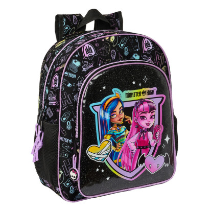 Mochila 38cm MONSTER HIGH black light