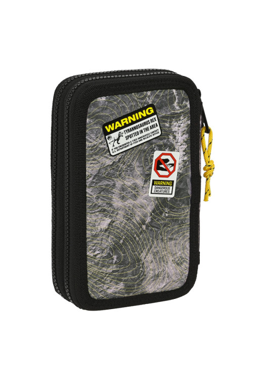 Plumier doble JURASSIC warning