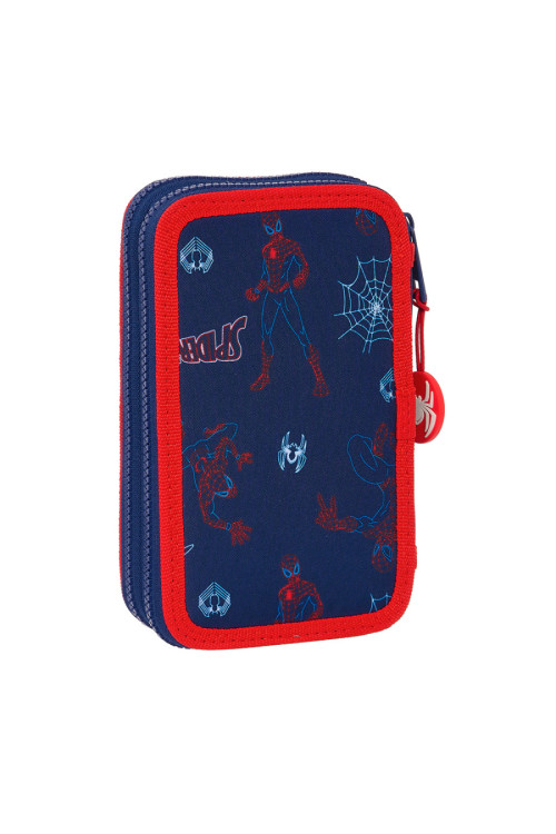 Plumier doble SPIDER neon