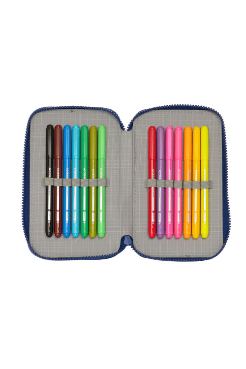 Plumier doble SPIDER neon
