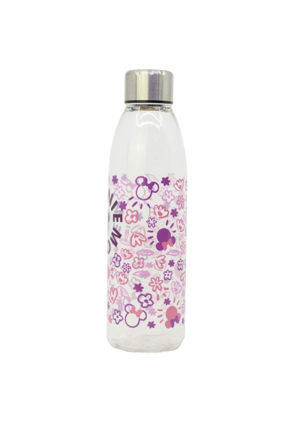 Botella transp. 850ml MINNIE