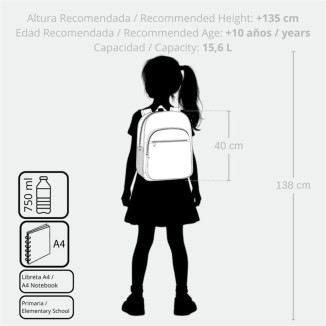 Mochila 40cm FROZEN forever 