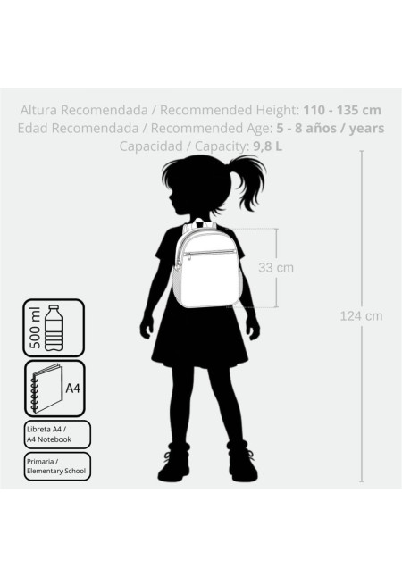 Mochila 34cm STICH you&me