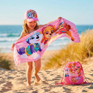 Saquito toalla + gorra PAW PATROL