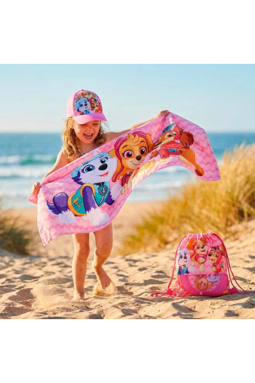 Saquito toalla + gorra PAW PATROL