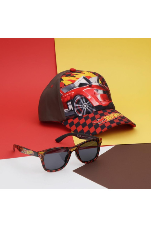 Set gorra + gafas HOT WEELS