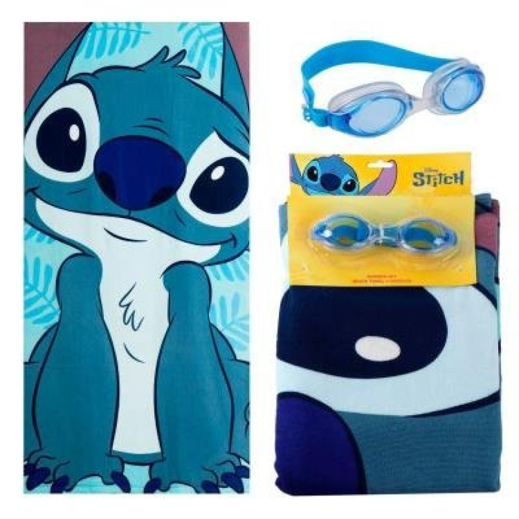 Set toalla + gafas STITCH