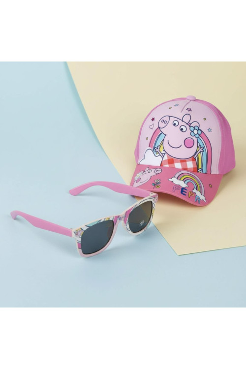 Set gorra + gafas PEPPA PIG