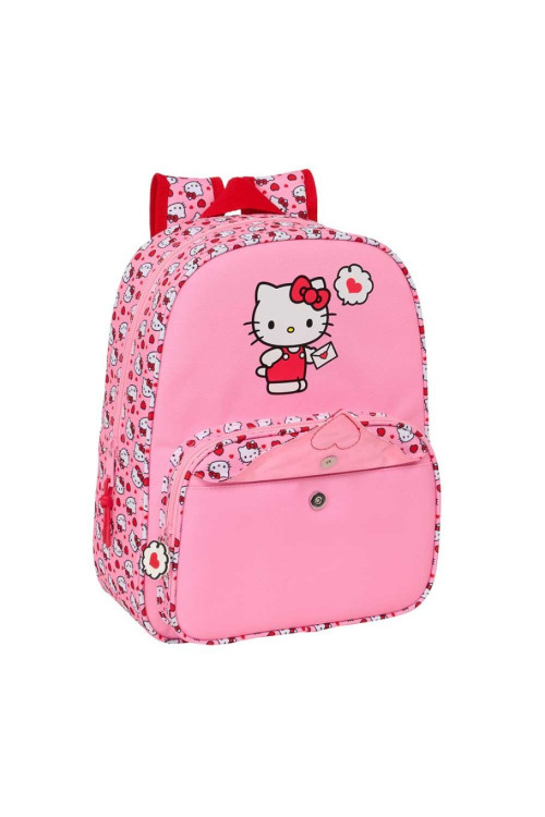 Mochila 34cm HELLO KITTY pinky promise