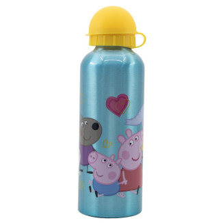 Botella aluminio 500ml PEPPA friends
