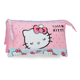 Portatodo triple HELLO KITTY bows