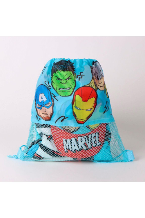 Saquito toalla + gorra AVENGERS