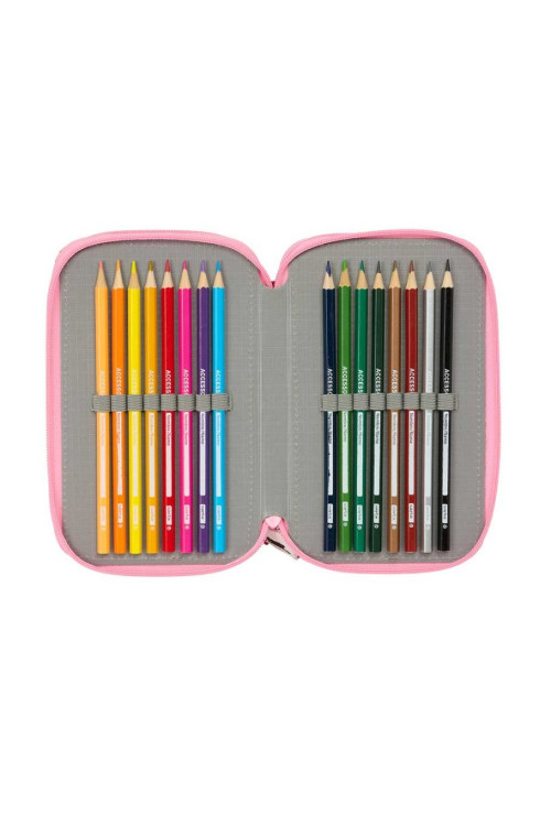 Plumier triple HELLO KITTY pinky promise