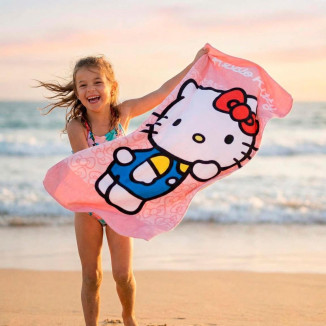 Toalla algodon HELLO KITTY