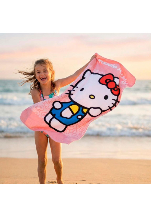 Toalla algodon HELLO KITTY