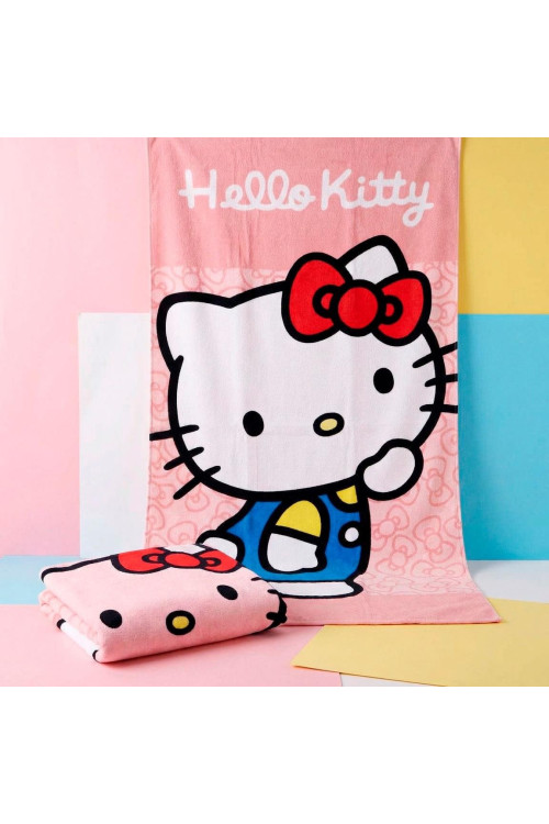 Toalla algodon HELLO KITTY