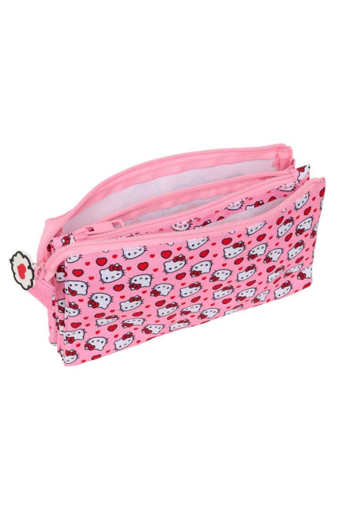 Portatodo triple HELLO KITTY pinky promise