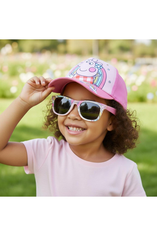 Set gorra + gafas PEPPA PIG