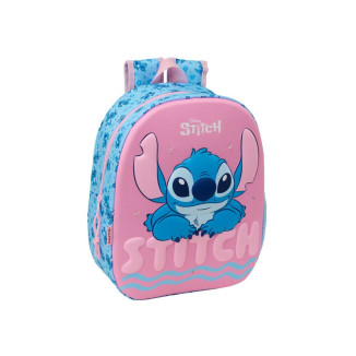 Mochila 33cm 3D led STITCH