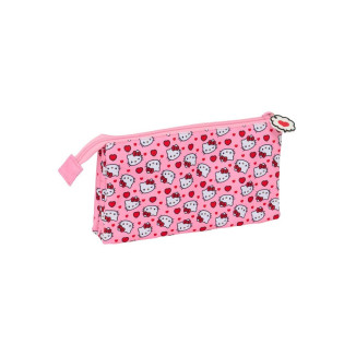 Portatodo triple HELLO KITTY pinky promise