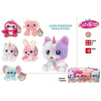 Peluche 15cm CUTEKINS sonidos