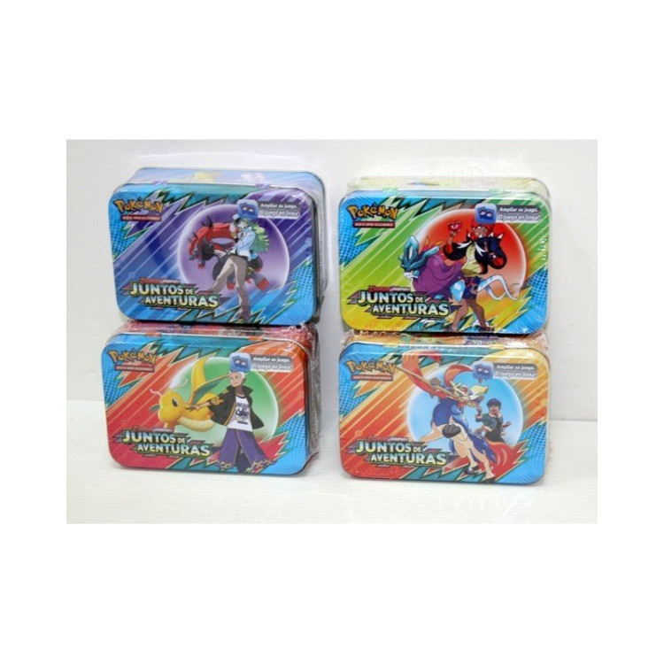 Caja metal 40ud cartas POKEMON