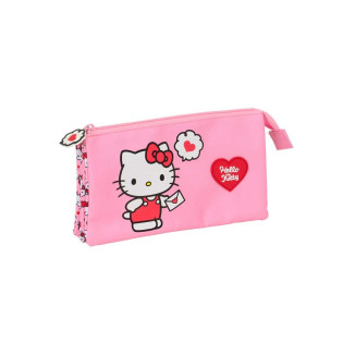 Portatodo triple HELLO KITTY pinky promise