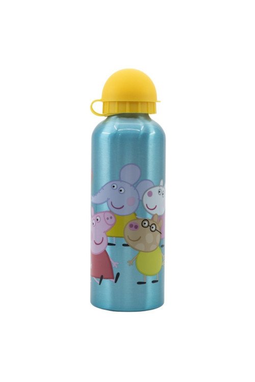 Botella aluminio 500ml PEPPA friends