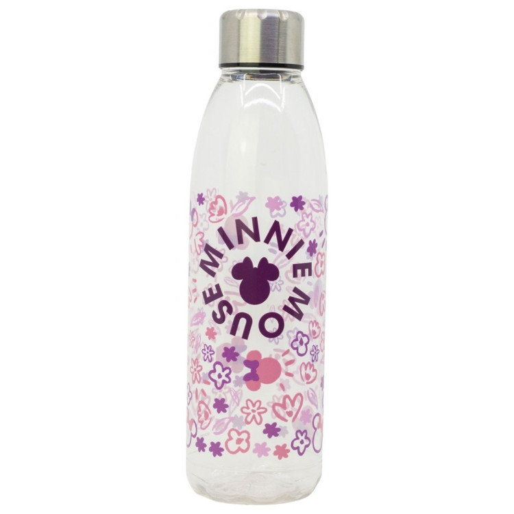 Botella transp. 850ml MINNIE