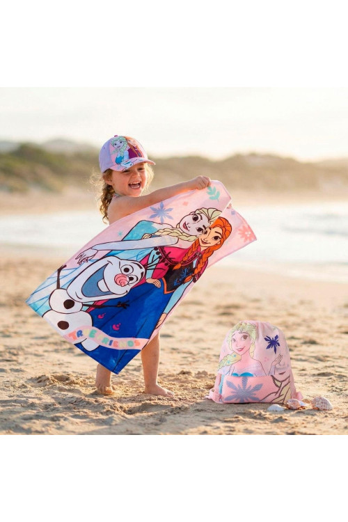 Saquito toalla + gorra FROZEN