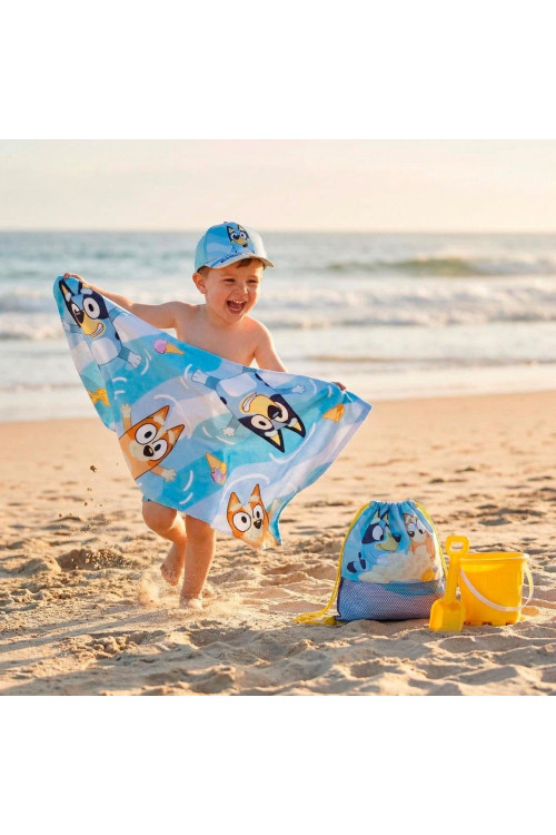 Saquito toalla + gorra BLUEY