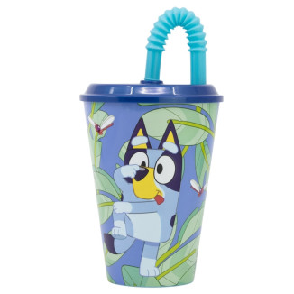 Vaso caña 430ml BLUEY