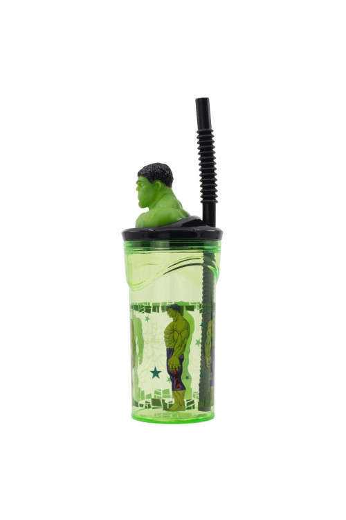 Vaso figura 360ml HULK