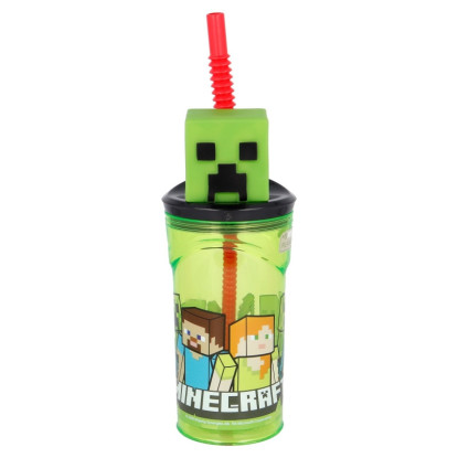 Vaso figura 360ml MINECRAFT